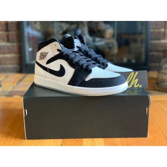 Sz 10 Air Jordan 1 Mid "Diamond Shorts" - Picture 5 of 7